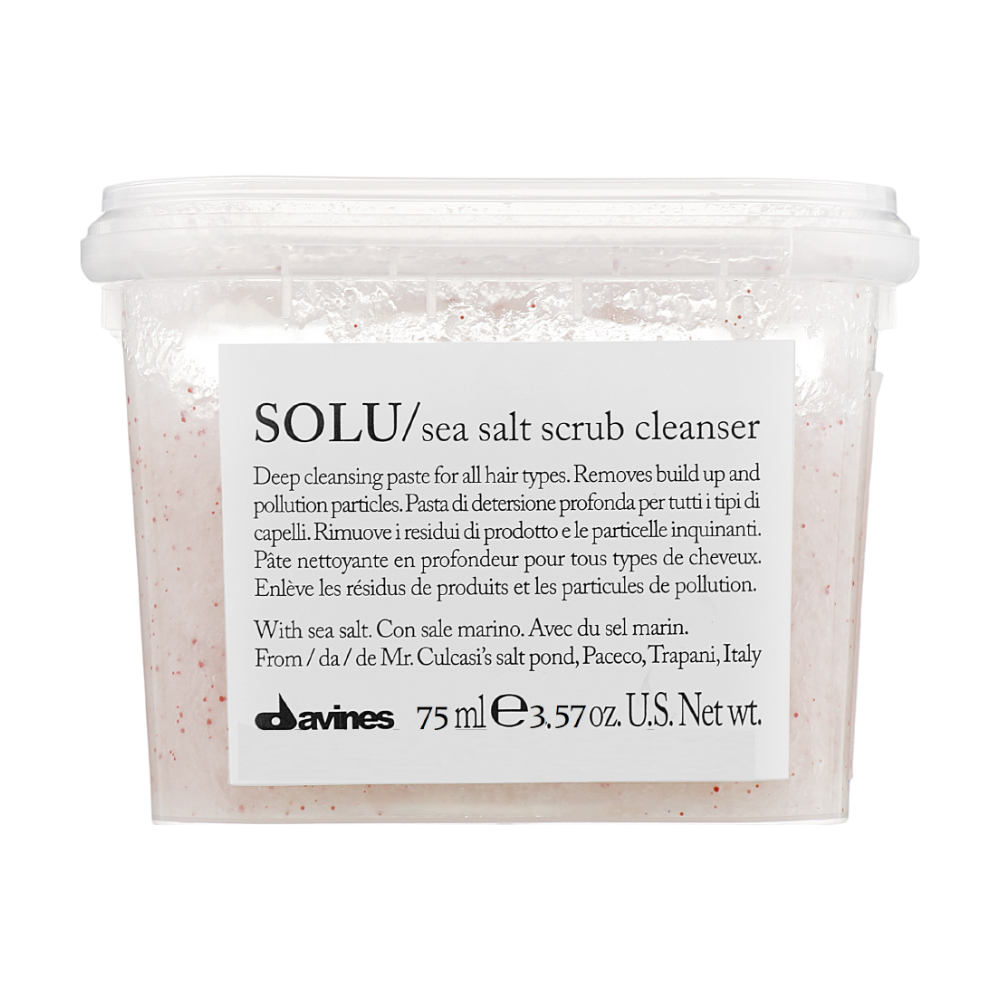 Скраб с морской солью Solu (75 мл) размягчающий лосьон с морской солью 001704 1000 мл