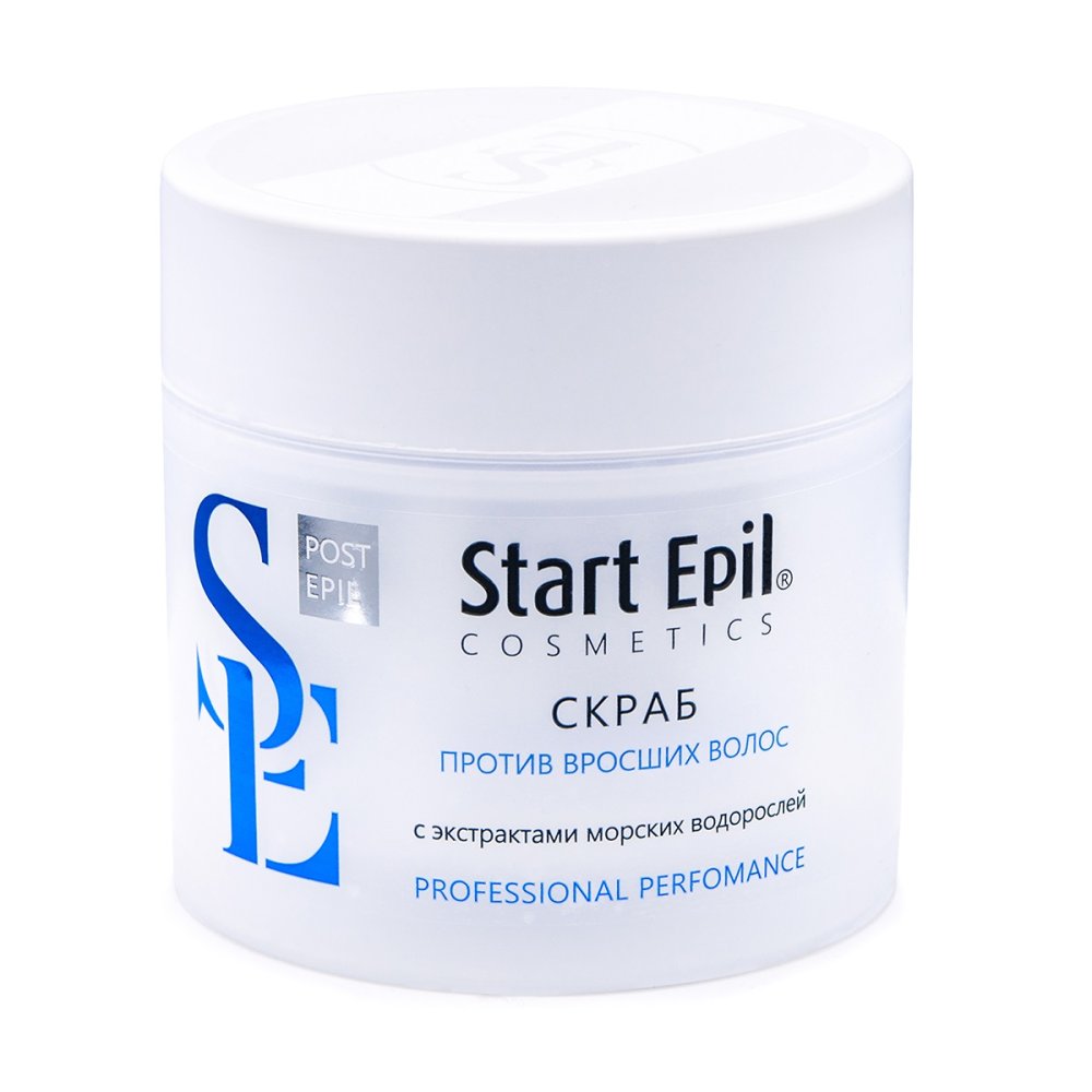 Скраб против вросших волос с экстрактами морских водорослей Start Epil паста для шугаринга start epil плотная 2020 400 г