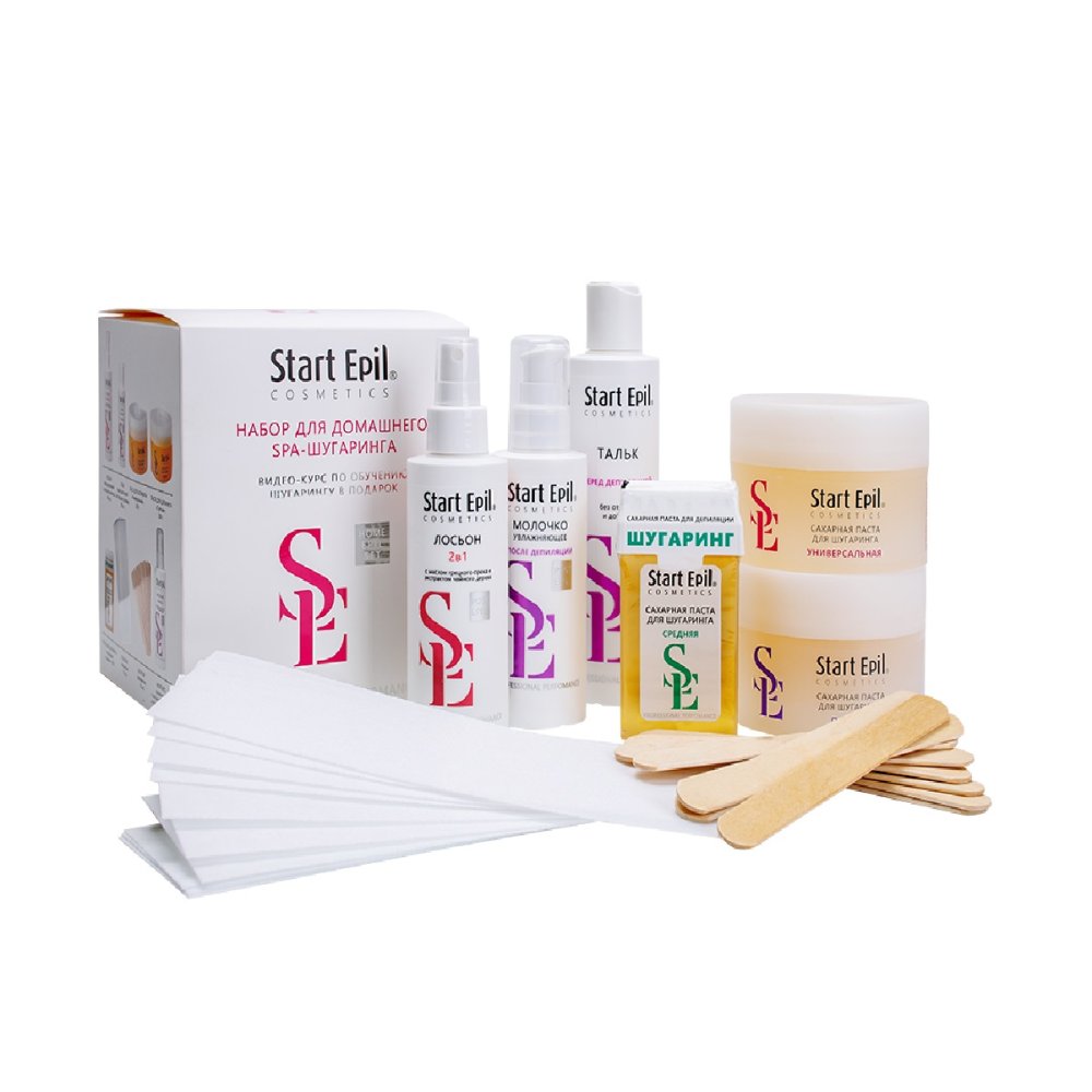 Набор для домашнего SPA-шугаринга Start Epil blando cosmetics набор для депиляции набор для шугаринга