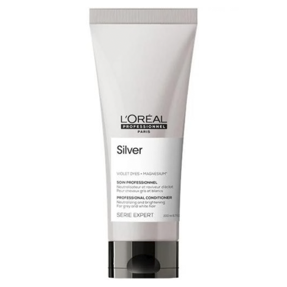 Смываемый уход для осветленных и седых волос Silver масло для волос шелковый уход care satin oil oil treatment