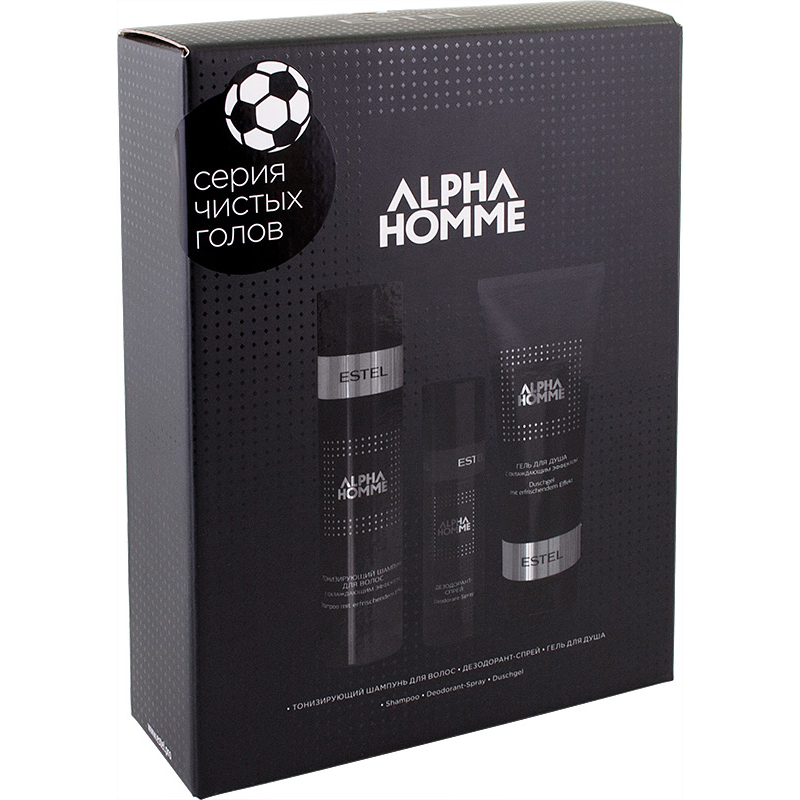 Набор для душа Alpha Homme Shower Kit