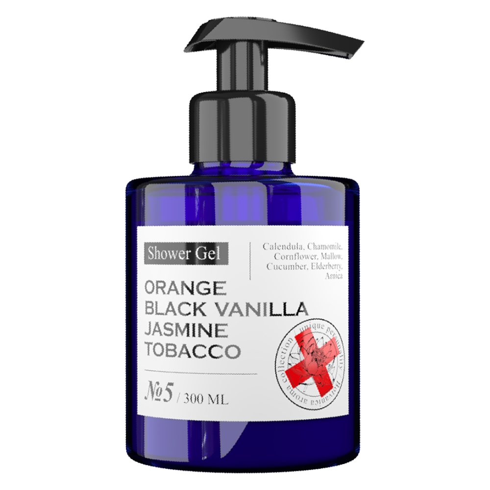 Гель для душа парфюмированный №5 Perfumed shower gel janssen cosmetics мусс освежающий для душа refreshing shower mousse 200 мл