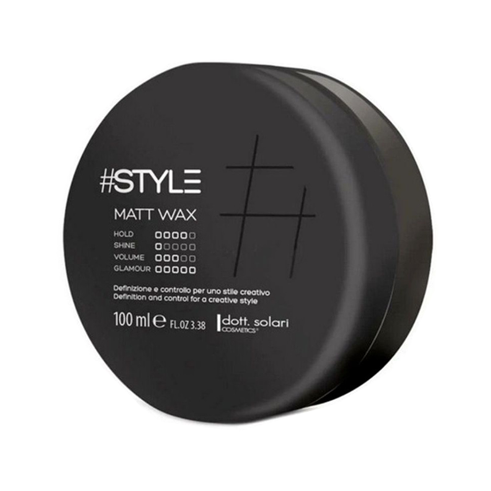 Матовый воск для волос сильной фиксации #Style моделирующий воск с матовым эффектом inimitable style matt shaper wax