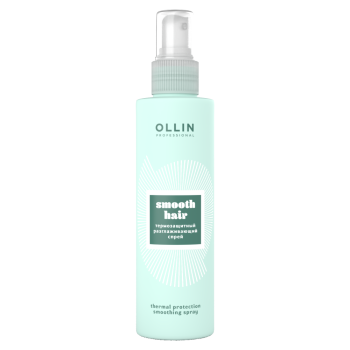 Термозащитный разглаживающий спрей Thermal protection smoothing spray Ollin Curl Hair (Ollin Professional)