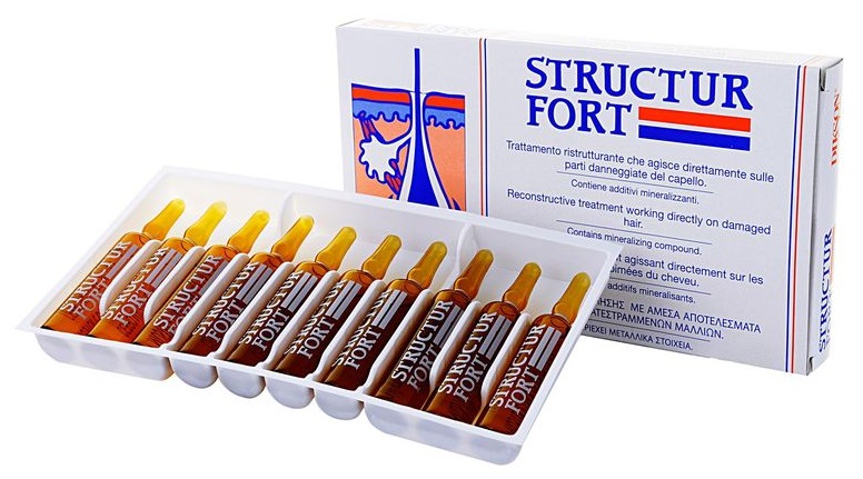 Препарат, восстанавливающий структуру волос Structur Fort авз ципровет антибактериальный препарат для собак 10 таб