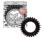 Резинка-браслет для волос Power (Inv_65, 65, черный металлик, 3 шт) трэвел дрим браслет акупунктурный 2 д беремен