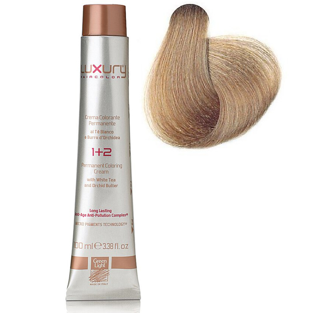 Стойкая крем-краска Платиновый бежевый блондин 10.32 Luxury Hair Color Platinum Beige Blond 10.32