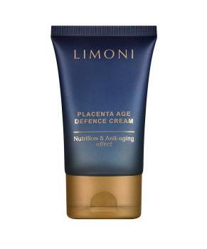 Антивозрастной крем для лица с плацентой Placenta Age Defenсe Cream Limoni 50 мл