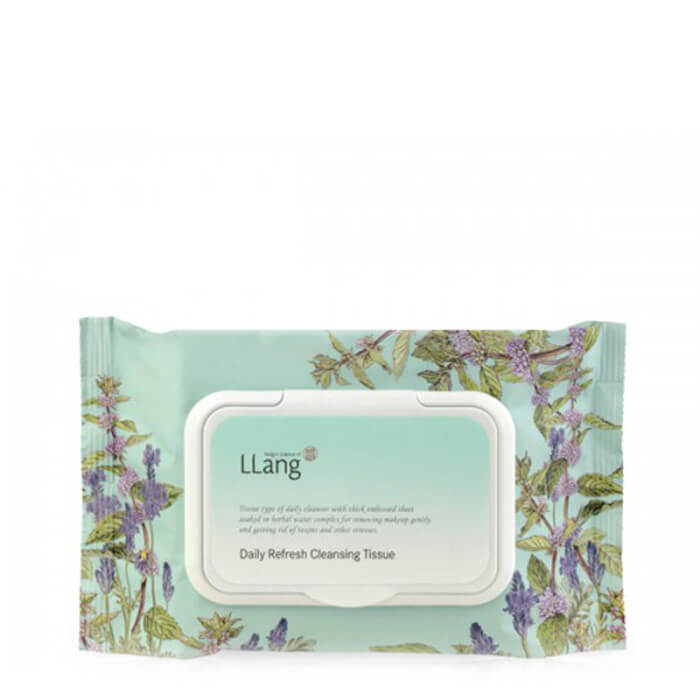 Ежедневные освежающие салфетки Llang Daily Refresh Cleansing Tissue