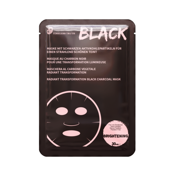 Маска с эффектом отдохнувшего сияющего лица Radiant Transformation Black Charcoal Mask