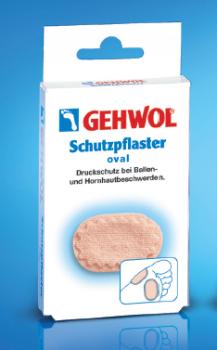 Овальный защитный пластырь Schutzpflaster Oval Gehwol 4 шт