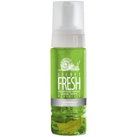 

Пенка мицеллярная тонизирующая с муцином, имбирем и женьшенем Secret Fresh