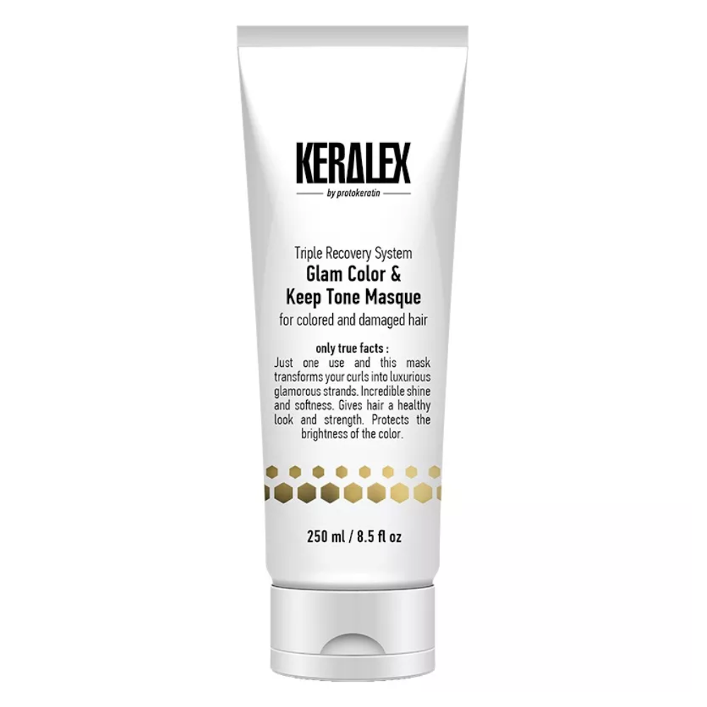 Маска дуо-сияние и защита цвета Keralex Glam Color & Keep Tone Masque (ПК1123, 250 мл) тонирующая маска для волос no yellow 07 crystal glam color