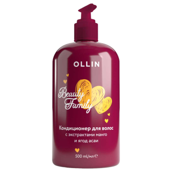 Кондиционер для волос с экстрактами манго и ягод асаи Beauty Family Ollin Professional 500 мл