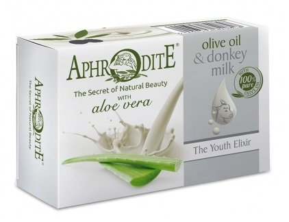 Оливковое мыло Эликсир молодости с молоком ослиц и алоэ