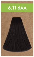 Перманентная краска для волос Permanent color Vegan (48133, 6.11 6AA, насыщенный пепельный темно-русый, 100 мл)