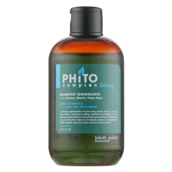 Шампунь-детокс для очищения волос и восстановления баланса кожи головы Phitocomplex Detox (Dott.Solari)