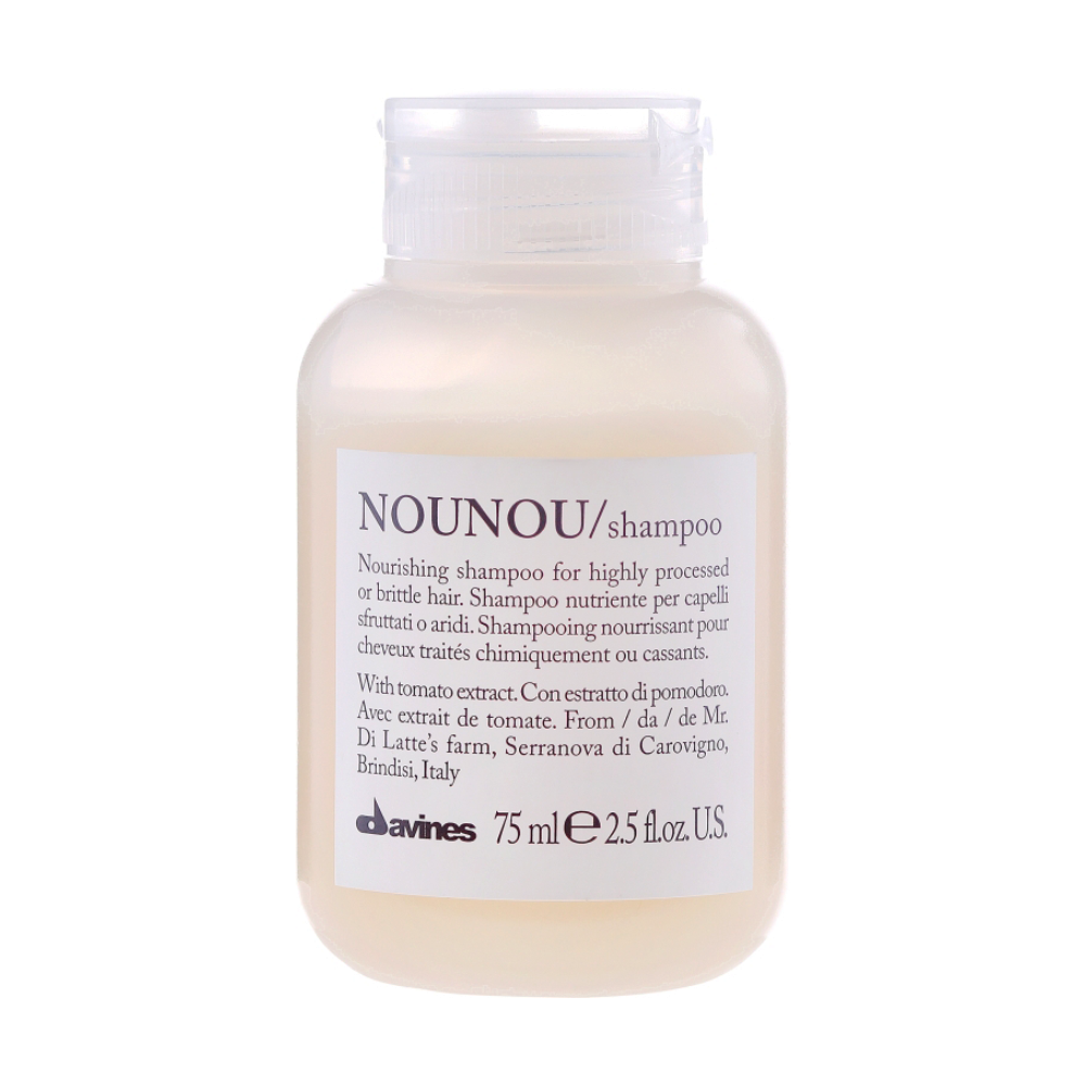 Питательный шампунь для уплотнения волос Nounou shampoo (75 мл)