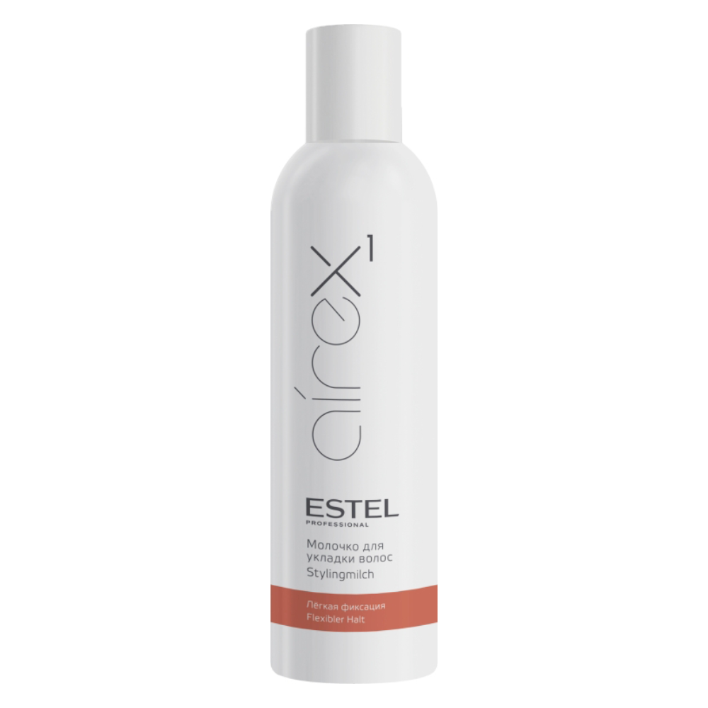 Молочко для укладки волос легкой фиксации Airex витаминный двухфазный базовый тоник для волос airex