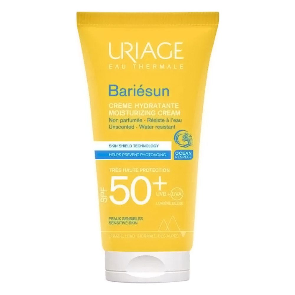 Увлажняющий крем без ароматизаторов spf 50+ Bariesun uriage увлажняющий крем moisturizing cream spf 50 50 мл uriage bariesun