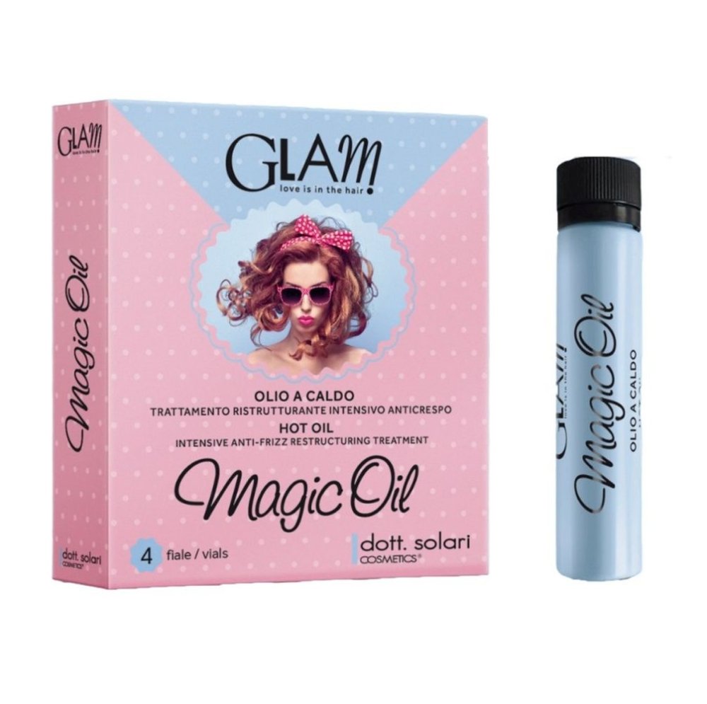 Волшебное масло интенсивный восстанавливающий уход для волос Glam Magic Oil флюид для секущихся кончиков волос с кератином magic keratin