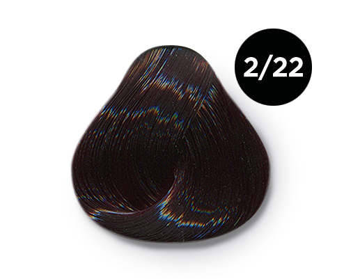 Перманентная крем-краска для волос Ollin Color (770235, 2/22, черный фиолетовый, 100 мл, Брюнет)