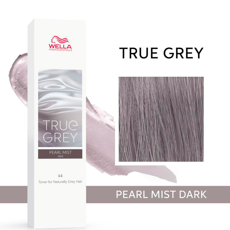 Тонер для натуральных седых волос True Grey (2878, 03, Pearl Mist Dark, 60 мл)