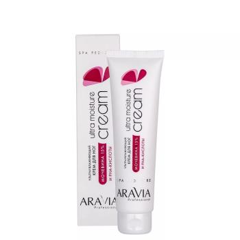 Ультраувлажняющий крем для ног с мочевиной и PHA-кислотами Ultra Moisture Cream Aravia 100 мл
