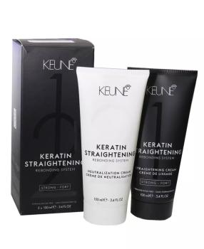 Выпрямляющий нейтрализующий крем Сильный Keratin Straight Pack Strong (Keune)