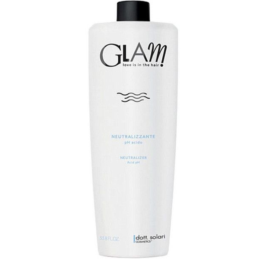 Нейтрализатор для перманентной биозавивки Glam Waving System завивочная композиция 0 для прямых натуральных труднозавиваемых волос mossa waving system for resistant hair