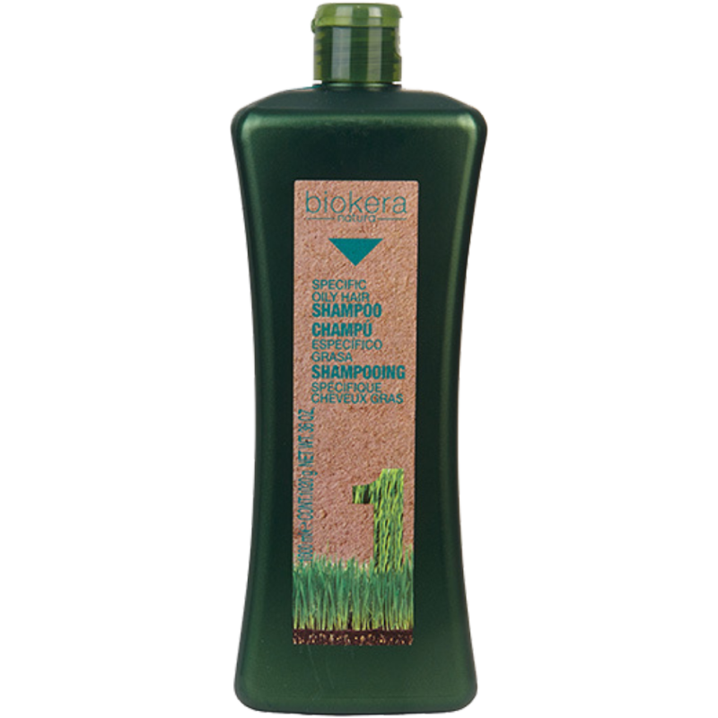 Шампунь для жирной кожи головы Biokera (3013, 1000 мл) шампунь для волос biokera fresh green shot 3551 100 мл