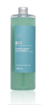 Шампунь от перхоти для сухой кожи головы К05 Dandruff And Dry Scalp Shampoo Kaaral 500 мл