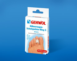 Защитное гель-полимерное кольцо малое Huhneraugen Schutzpolster Ring G (3 шт) Gehwol