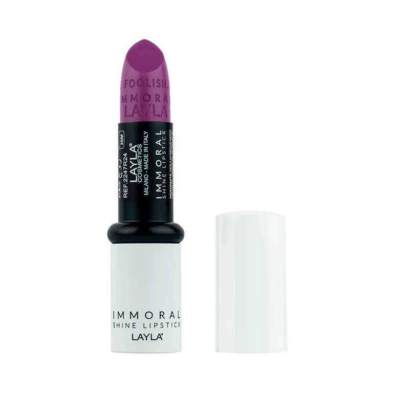 Помада для губ блестящая Immoral Shine Lipstick (2247R24-018, N.18, Laylactic, 4 г)