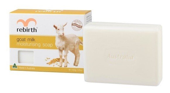 Мыло туалетное твердое увлажняющее на основе козьего молока Goat Milk Moisturising Soap