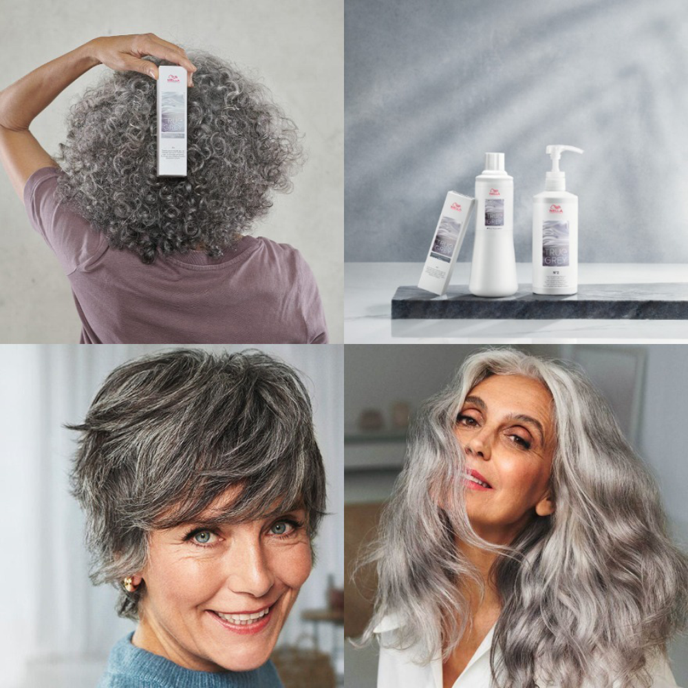 Тонер для натуральных седых волос True Grey