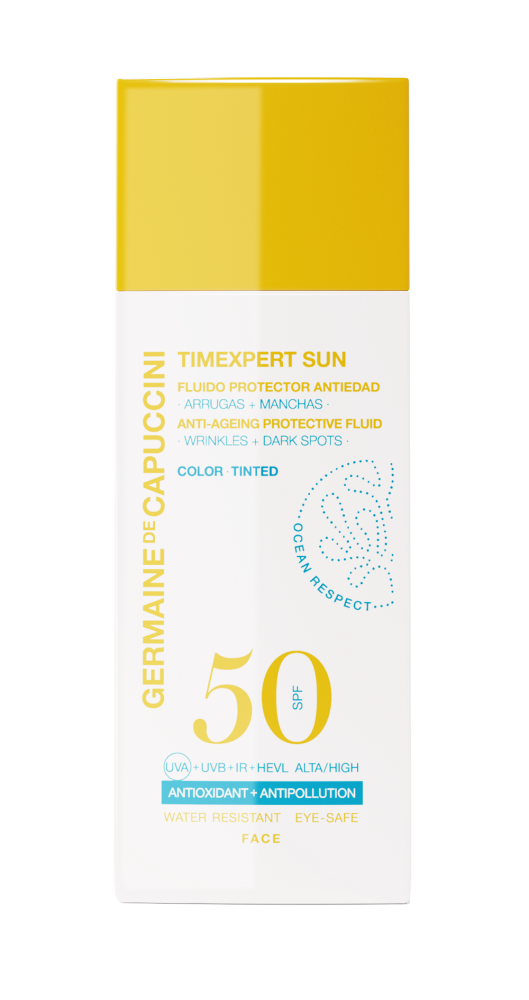 Эмульсия солнцезащитная антивозрастная для лица SPF 50 с тоном TE Sun Anti-Ageing Protective Fluid Tint SPF 50