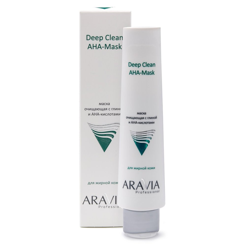 Очищающая маска с глиной и AHA-кислотами для лица Deep Clean AHA-Mask (9001, 100 мл) крем для лица балансирующий с рна кислотами pha active balance cream
