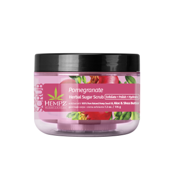 Скраб сахарный для тела Гранат Pomegranate Herbal Sugar Scrub Hempz 176 г