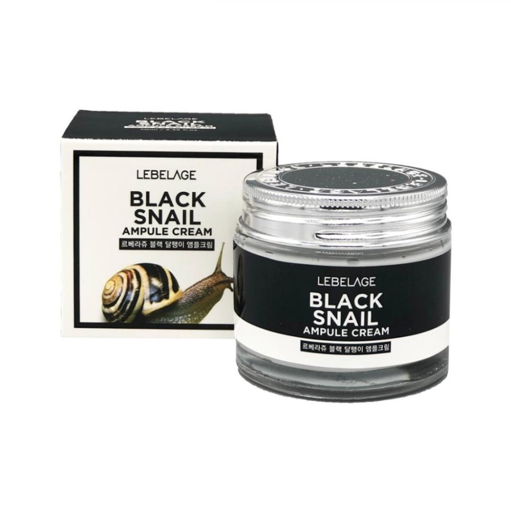 Ампульный крем с муцином чёрной улитки роскошный обогащенный крем с экстрактом чёрной икры caviar luxury cream 2600 50 мл