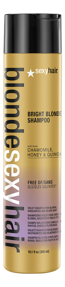 Бессульфатный корректирующий шампунь Сияющий Блонд Sulfate-free bright blonde shampoo (39BRISHA10, 300 мл)