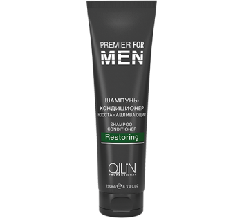 Восстанавливающий шампунь-кондиционер Shampoo-Conditioner Restoring Premier For Men (Ollin Professional)