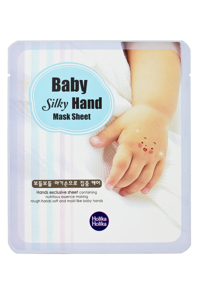 Смягчающая маска для рук Holika Holika Baby Silky Hand Mask Sheet