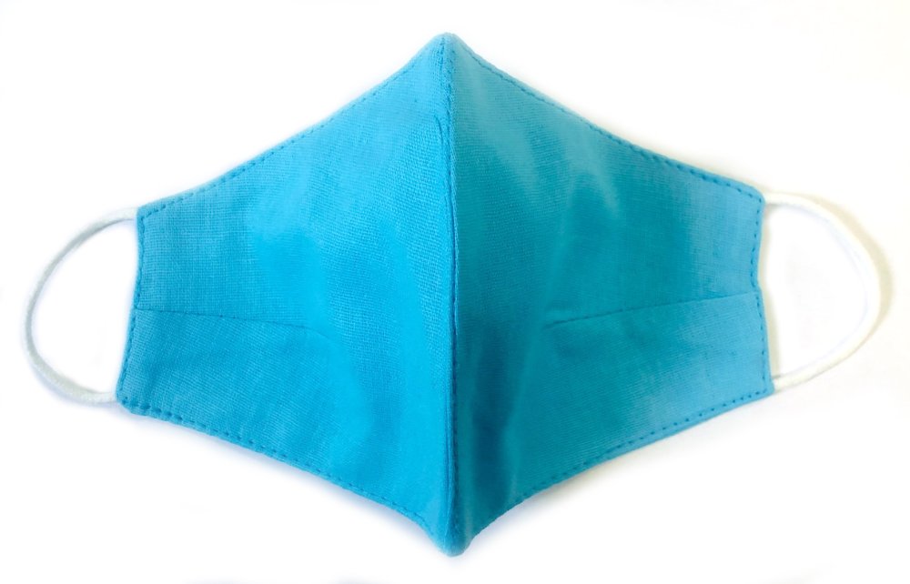 Многоразовая детская защитная маска, голубая кошечки собачки объемная аппликация детская маска из eva мия