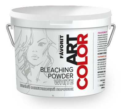 Осветляющий Порошок белый Art Color Bleaching Powder White (2684, 500 г) пудра активатор для декапирования color convert powder