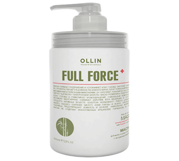Маска для волос и кожи головы с экстрактом бамбука Ollin Full Force (Ollin Professional)