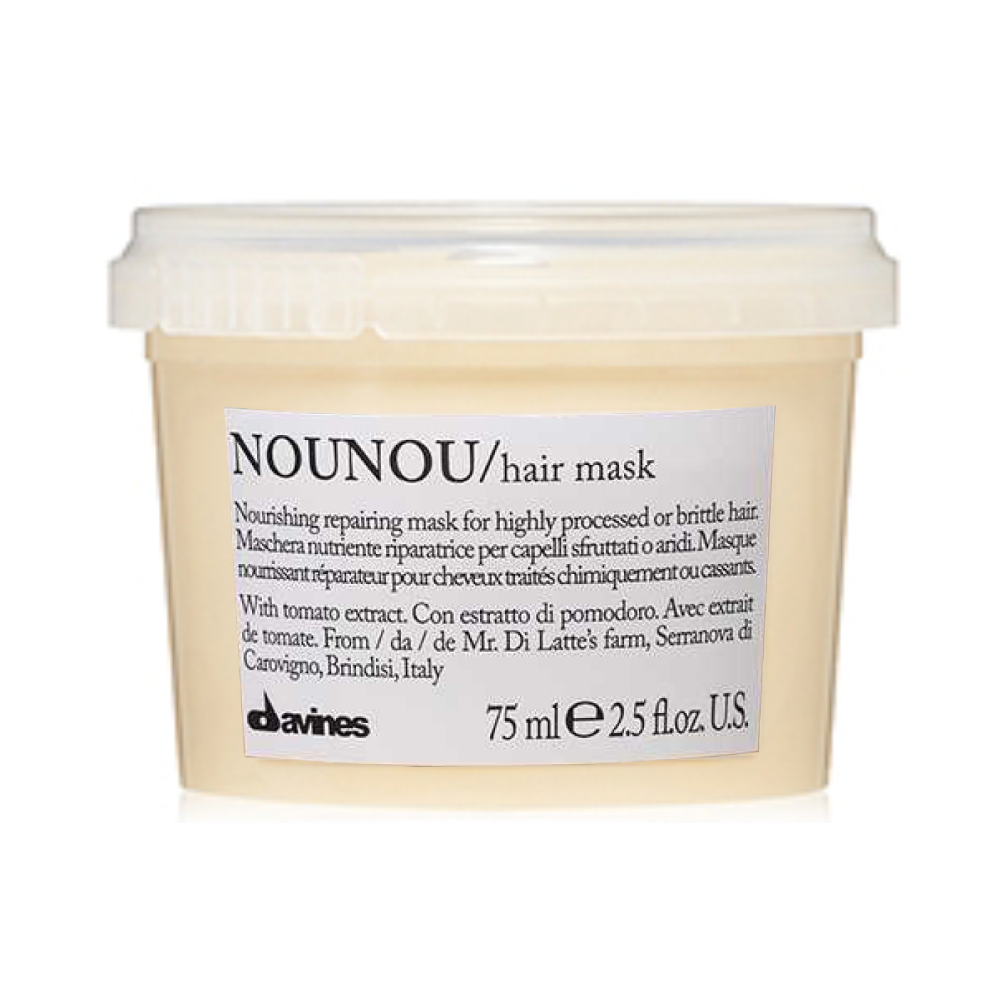 Интенсивная восстанавливающая маска для глубокого питания волос Nounou hair mask thalgo интенсивная увлажняющая маска source marine rehydrating pro mask