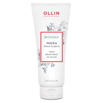 Маска для окрашенных волос Яркость цвета Ollin BioNika Ollin Professional 200 мл