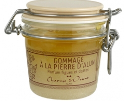 Пилинг с цвасцовым камнем и ароматом  инжира и финика Gommage Pierre d'Alun Figues & Dattes от Kosmetika proff