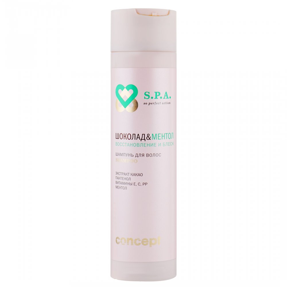 

Шампунь для волос Шоколад&Ментол Восстановление и блеск Repair&Shine shampoo